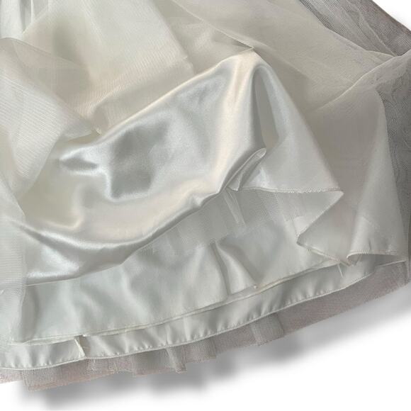 Windsor gold sequined tulle cocktail dress size 7 / 8 - Picture 9 of 11